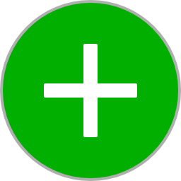 Circle With Green Plus Sign