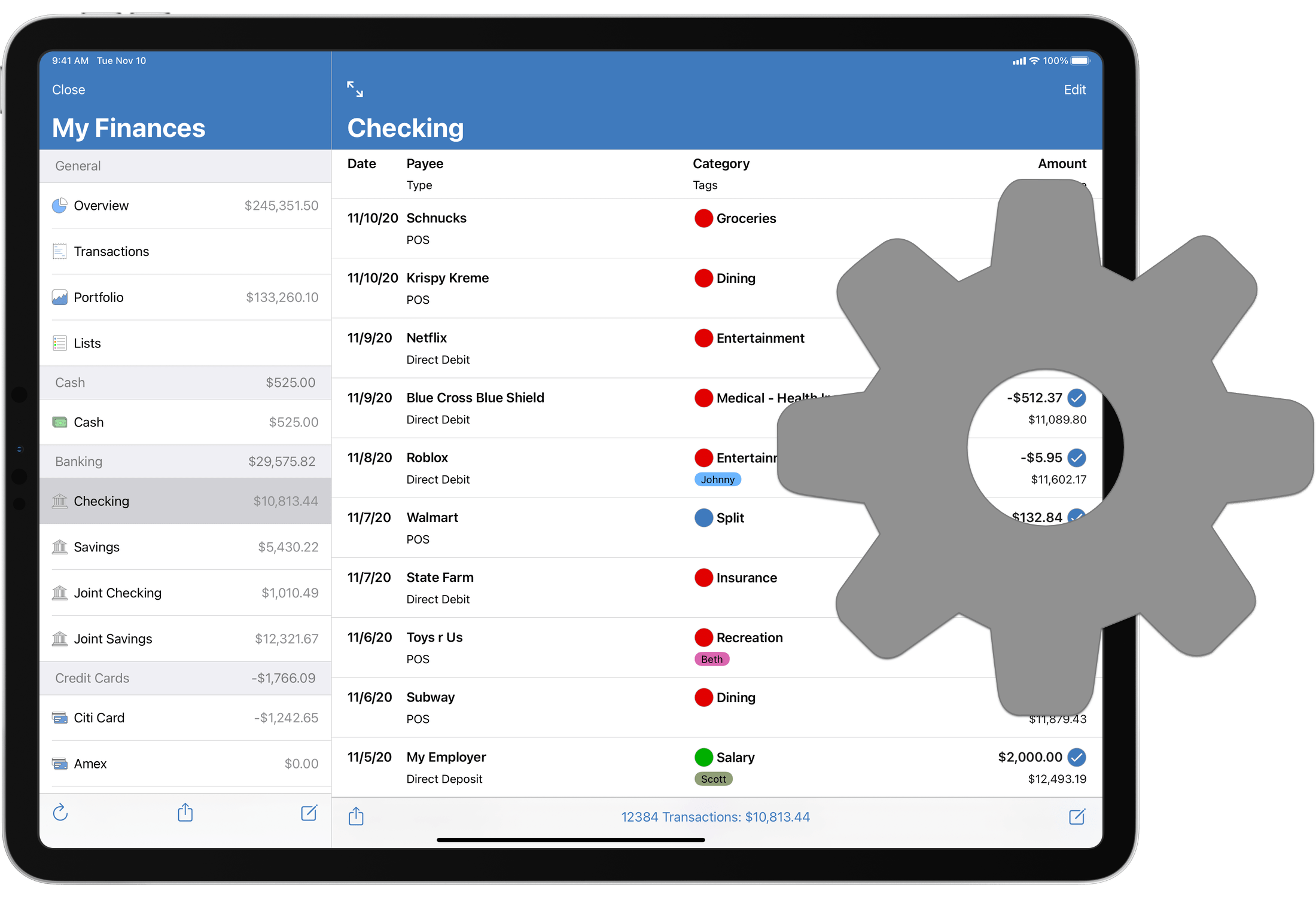 Customize SEE Finance