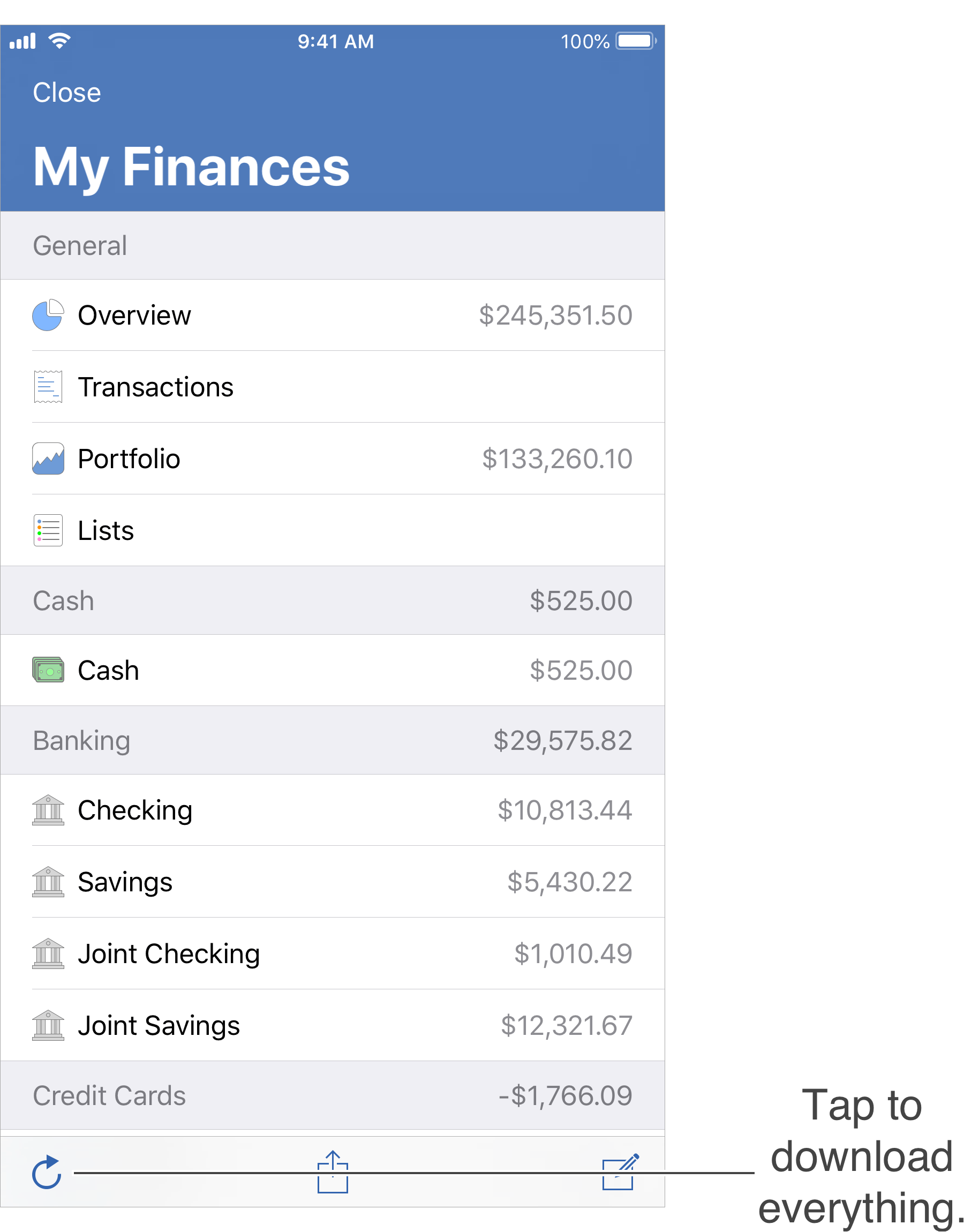 Document Refresh Button
