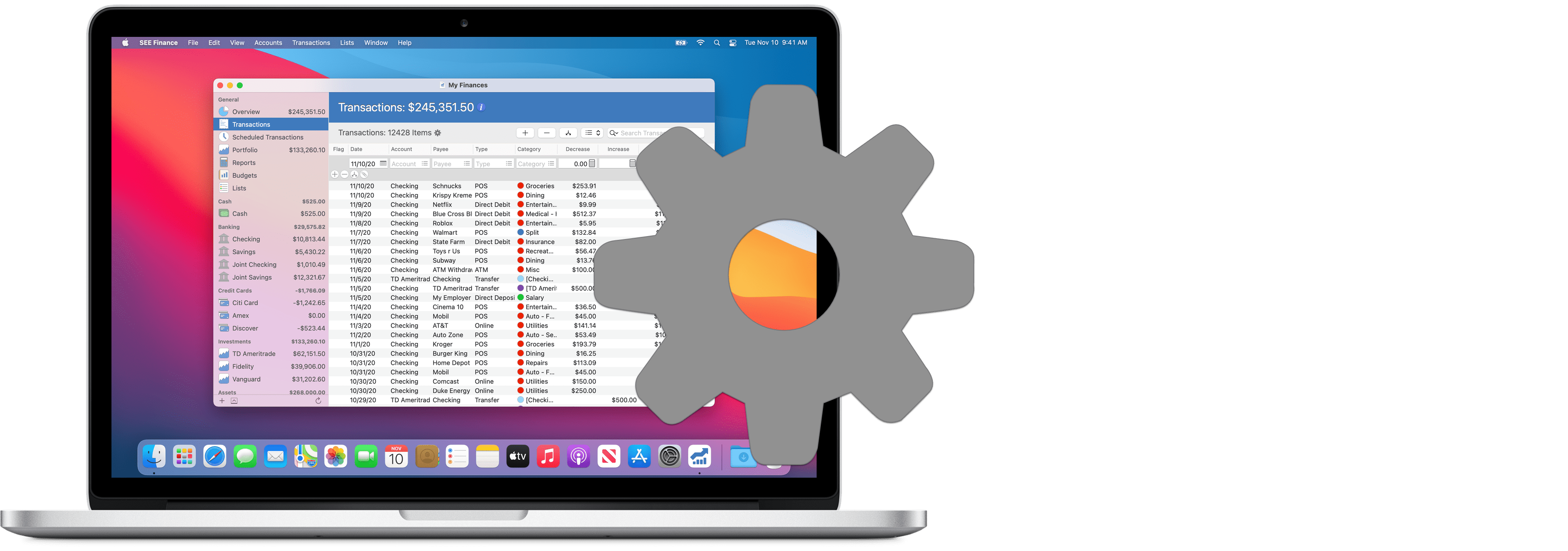 Customize SEE Finance