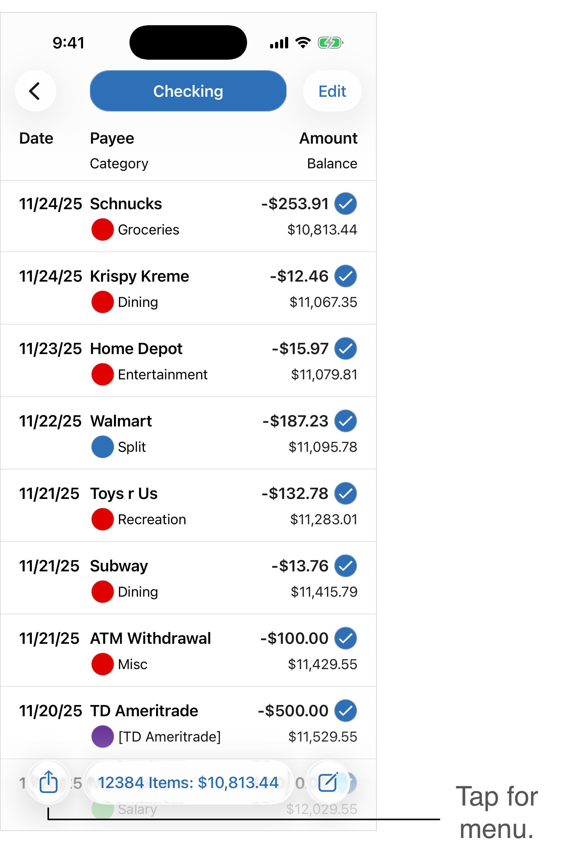 Document Action Button