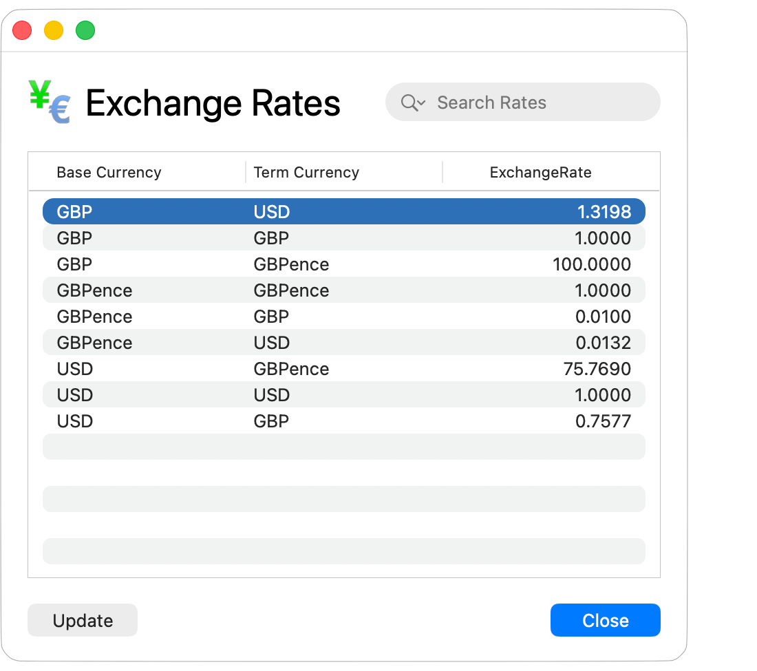 Exchange Rates