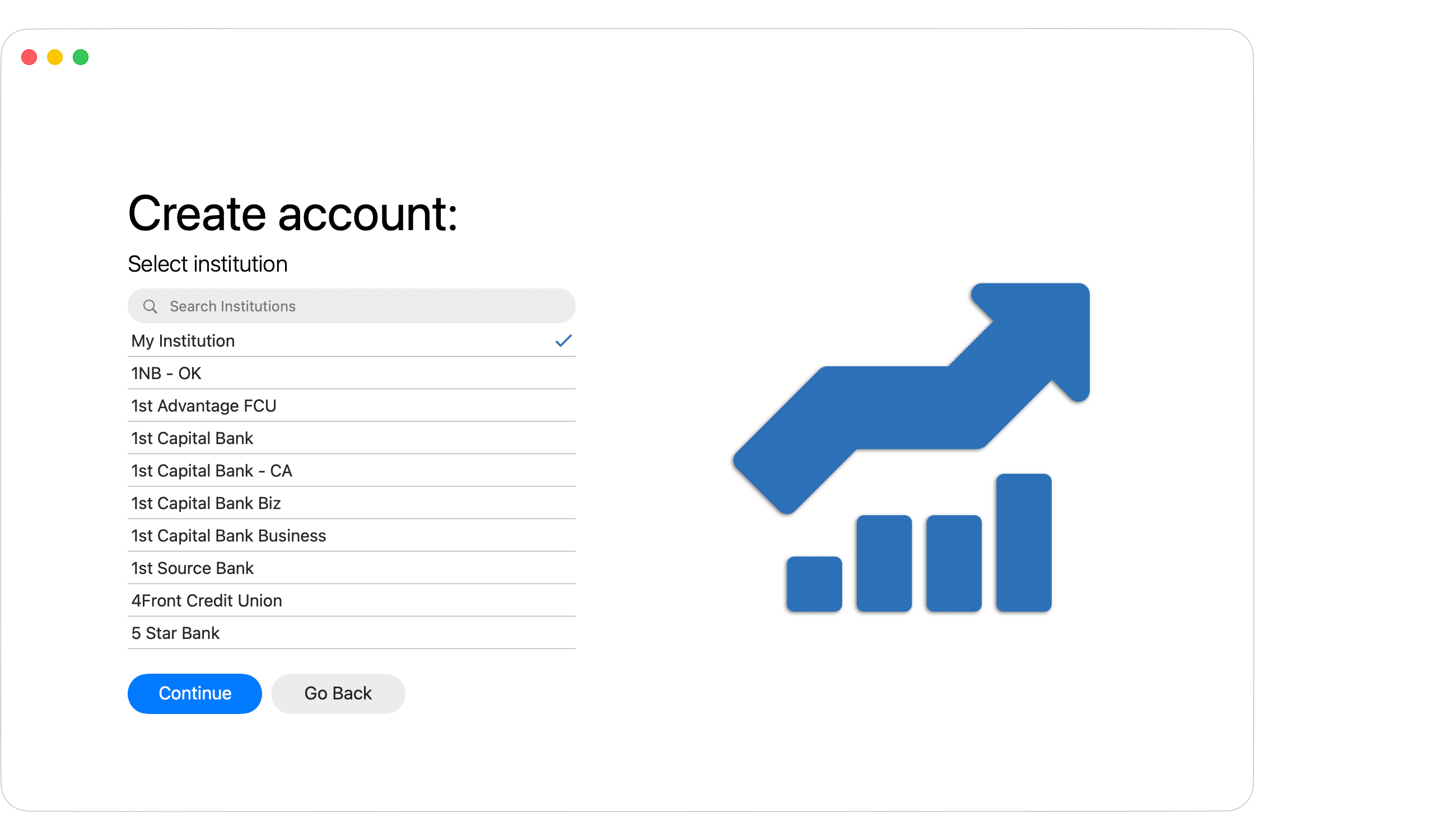 Available Institutions