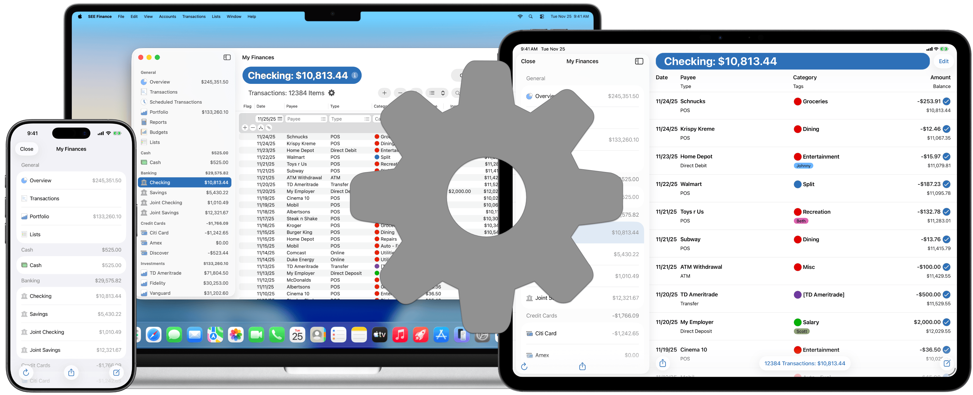 Customize SEE Finance