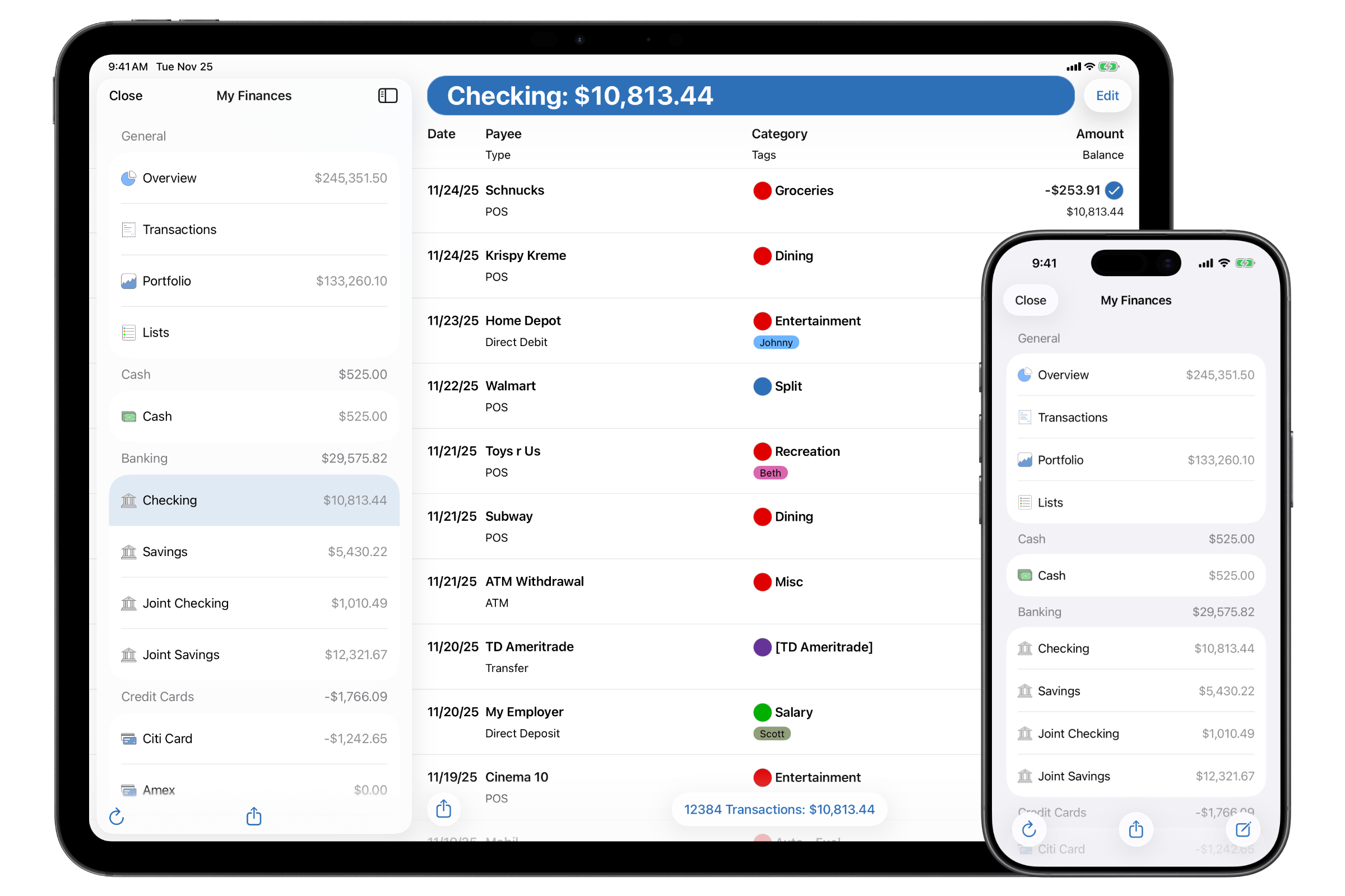 SEE Finance 3 for iOS