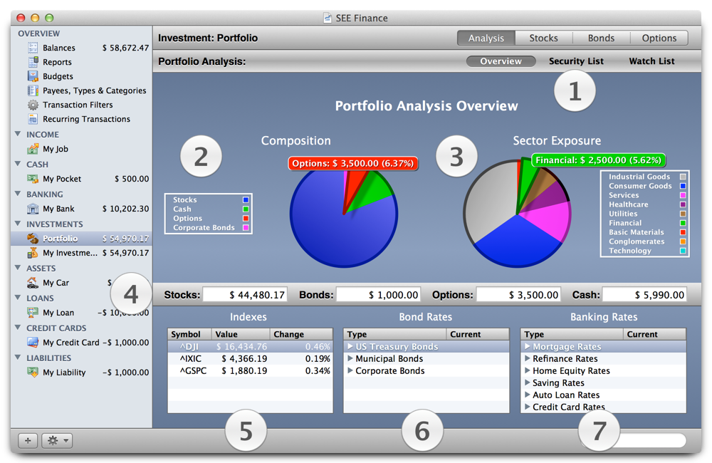 Portfolio Analysis View