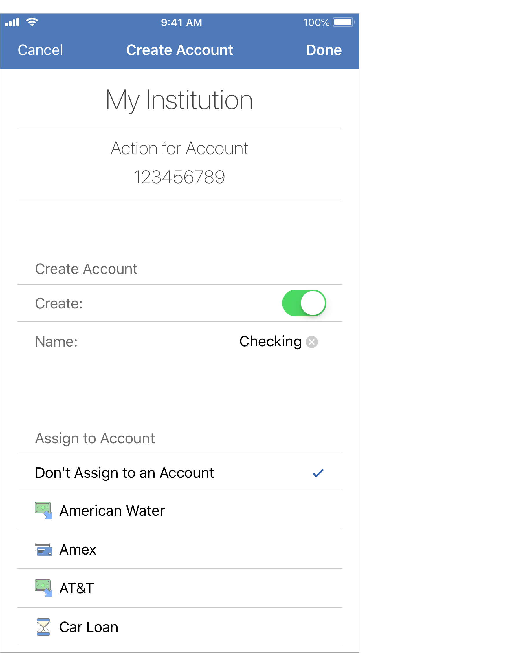 Account Discovery