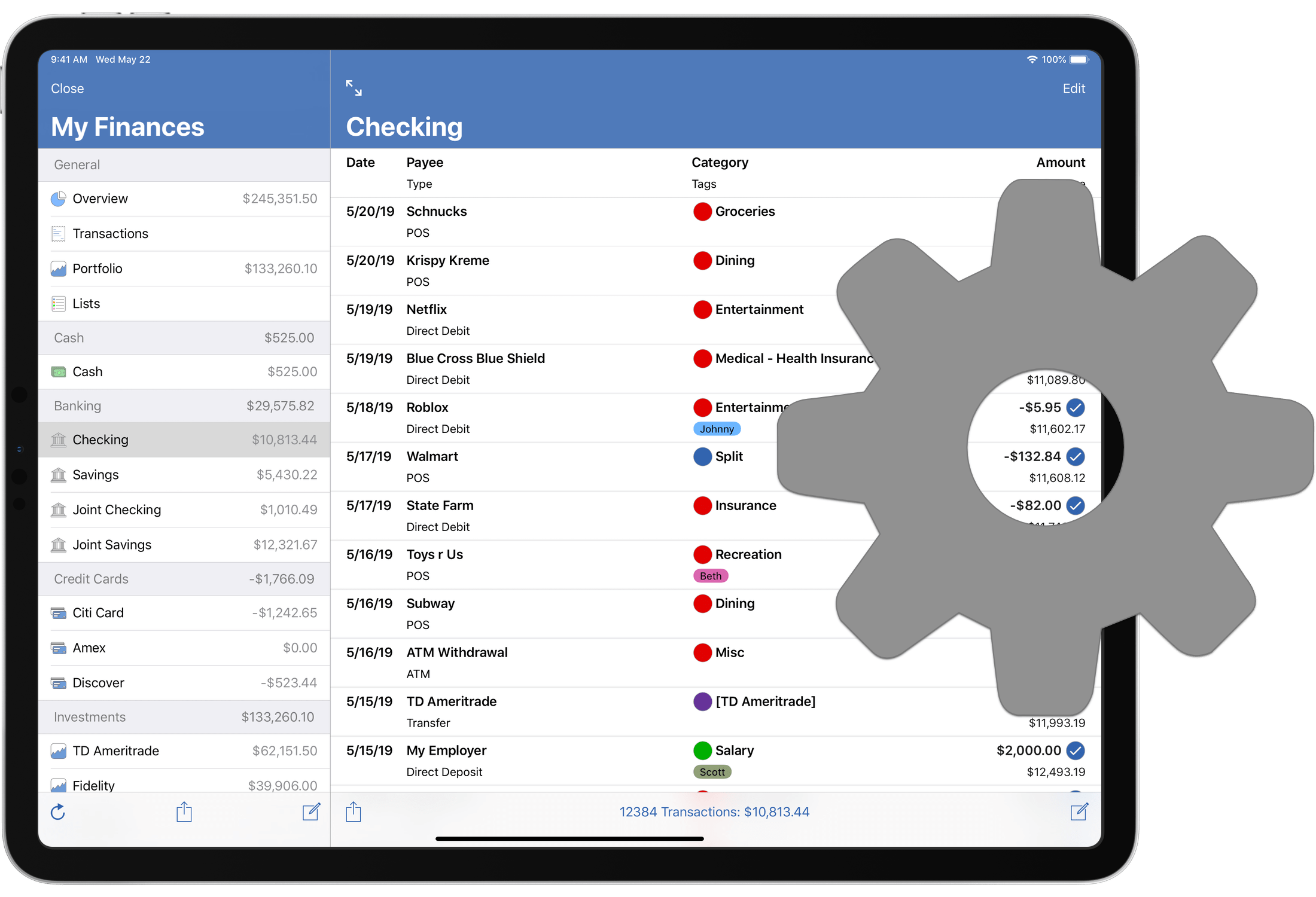 Customize SEE Finance