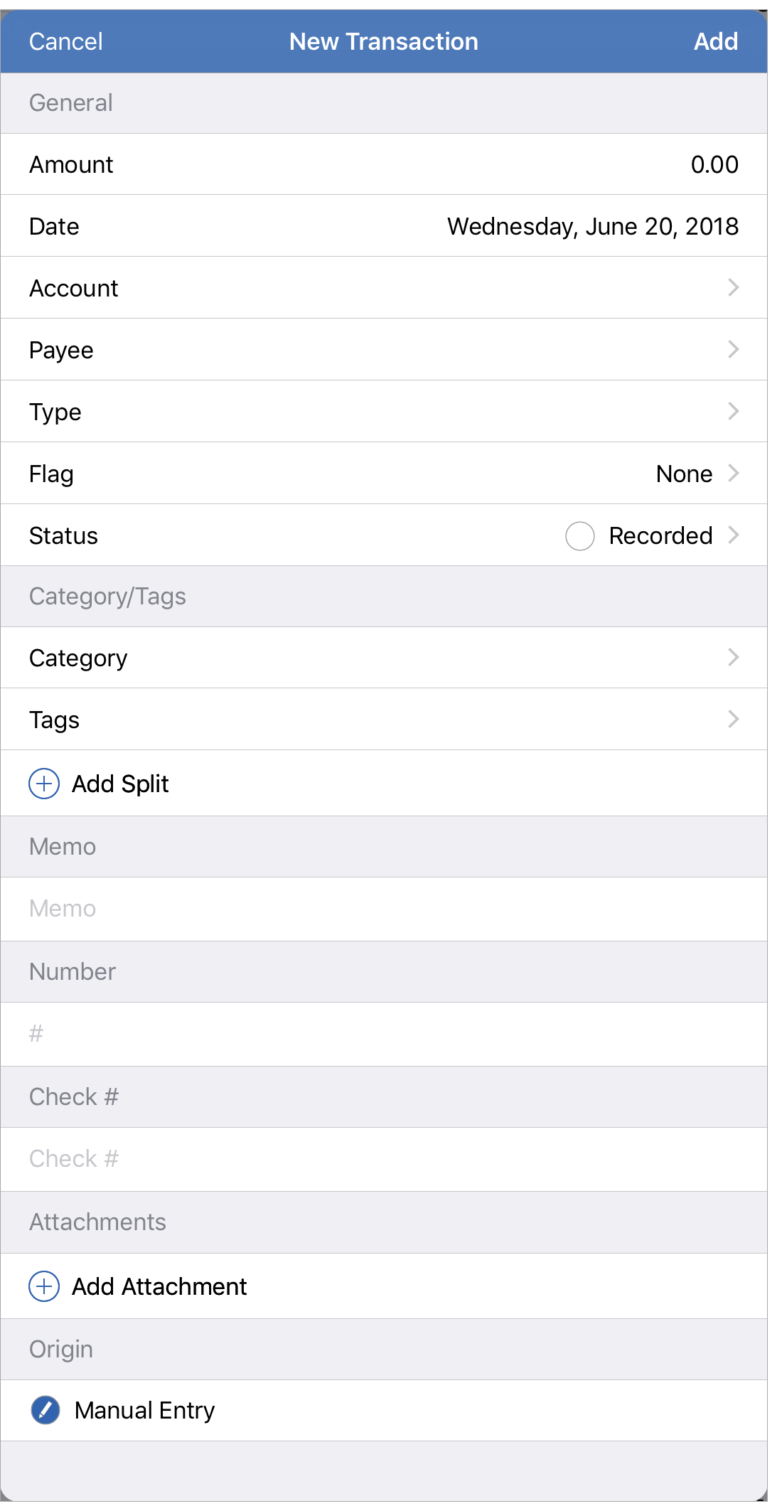 Editing Layout Info