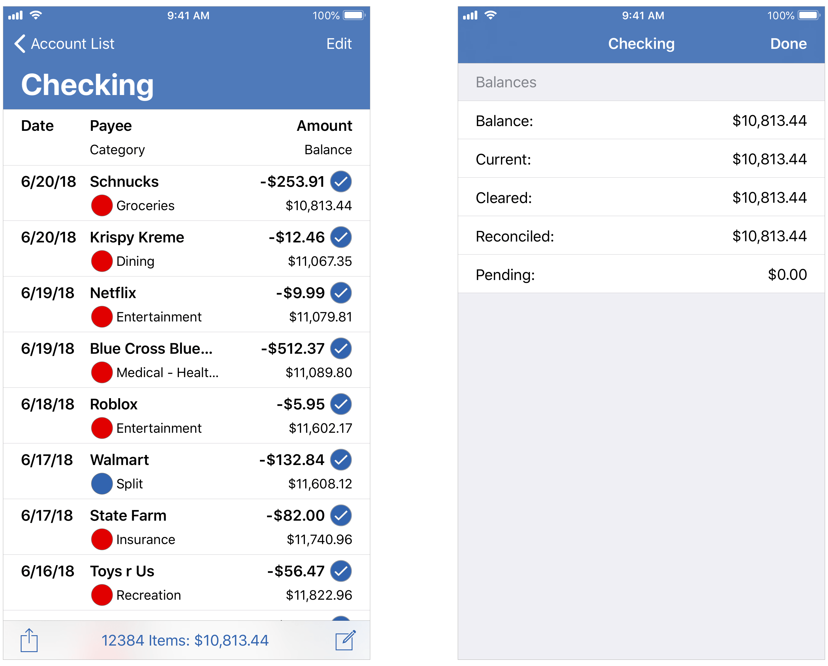 Account Balances