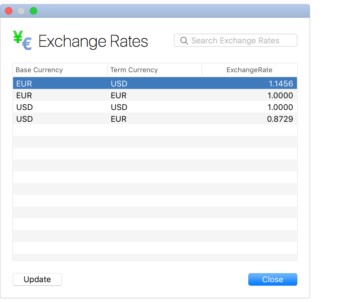 Exchange Rates