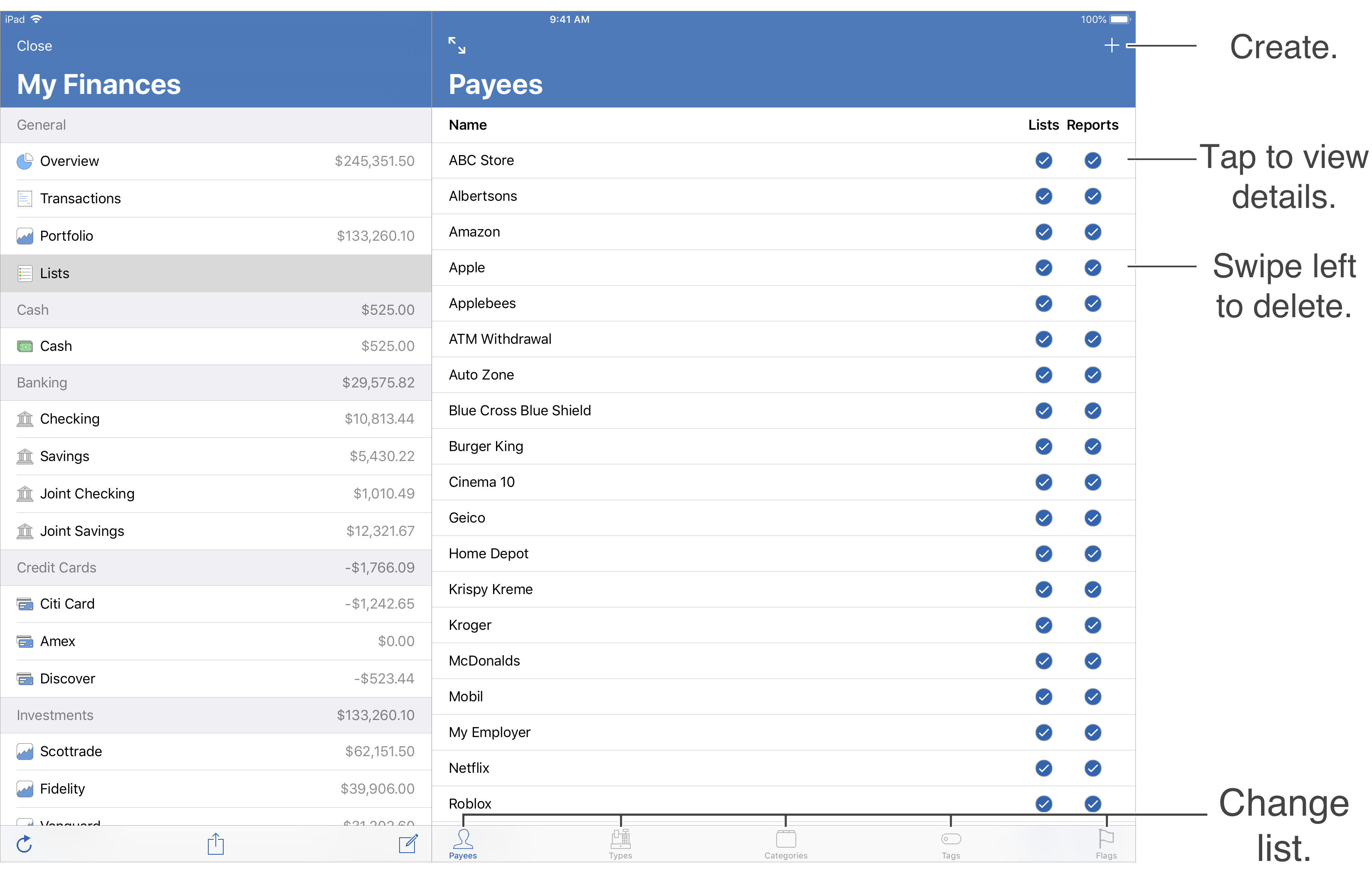 General Layout Info