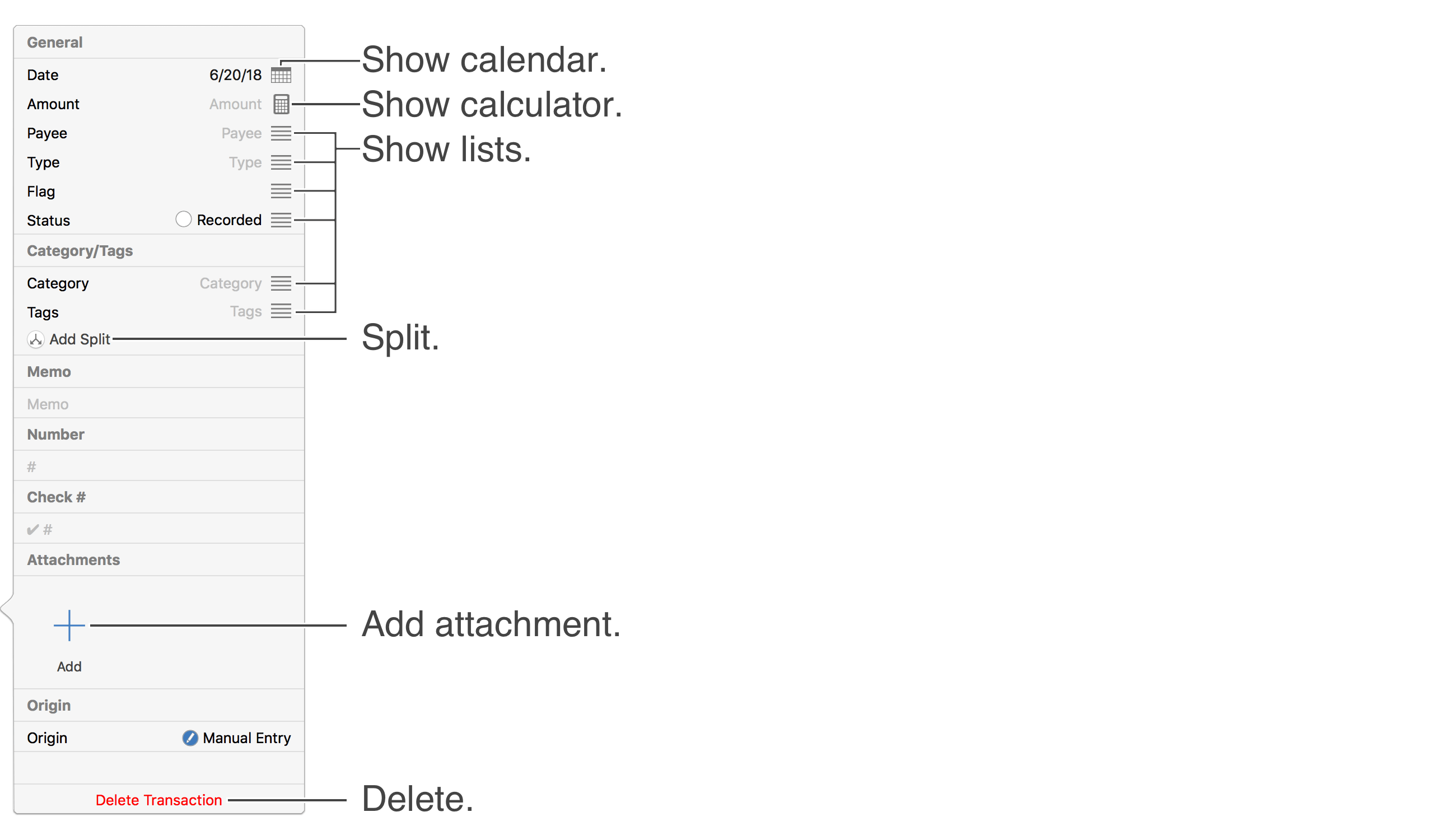 Editing layout info