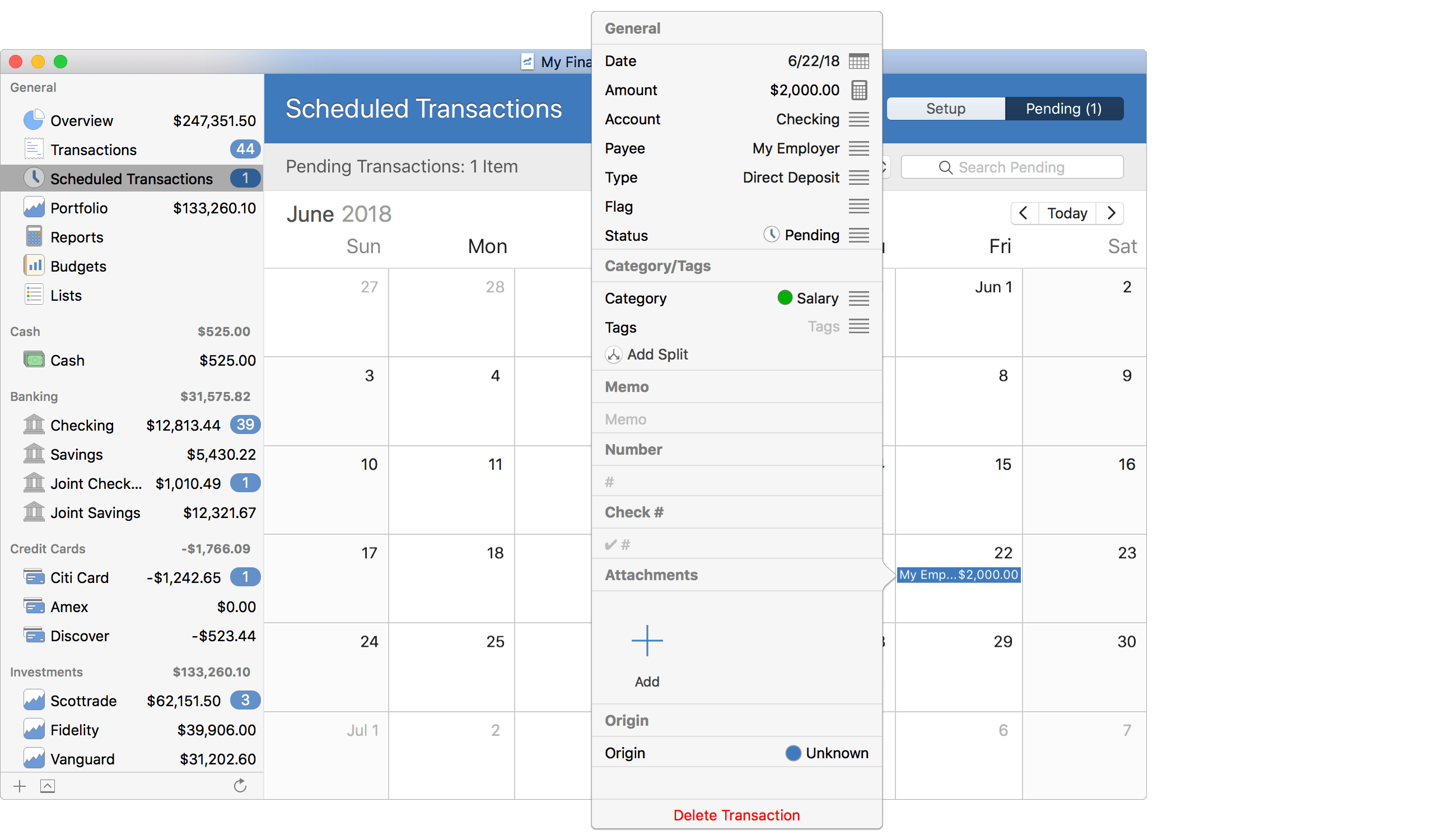 Editing Layout Info