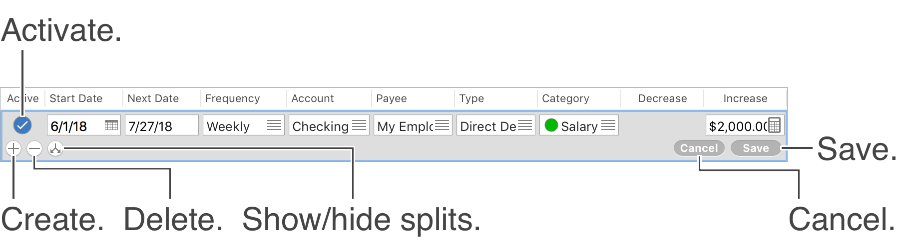 Editing Layout Info