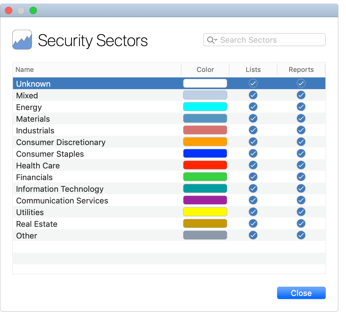 Security Sectors