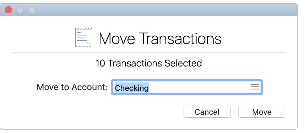 Move Transactions
