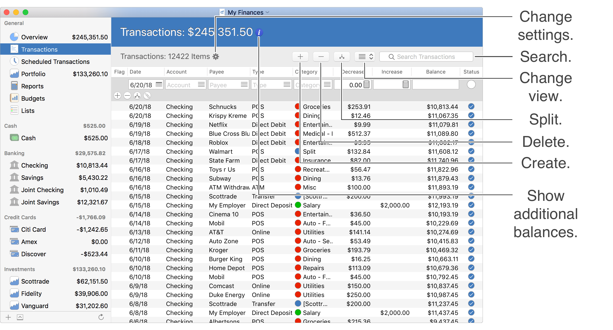 General Layout Info