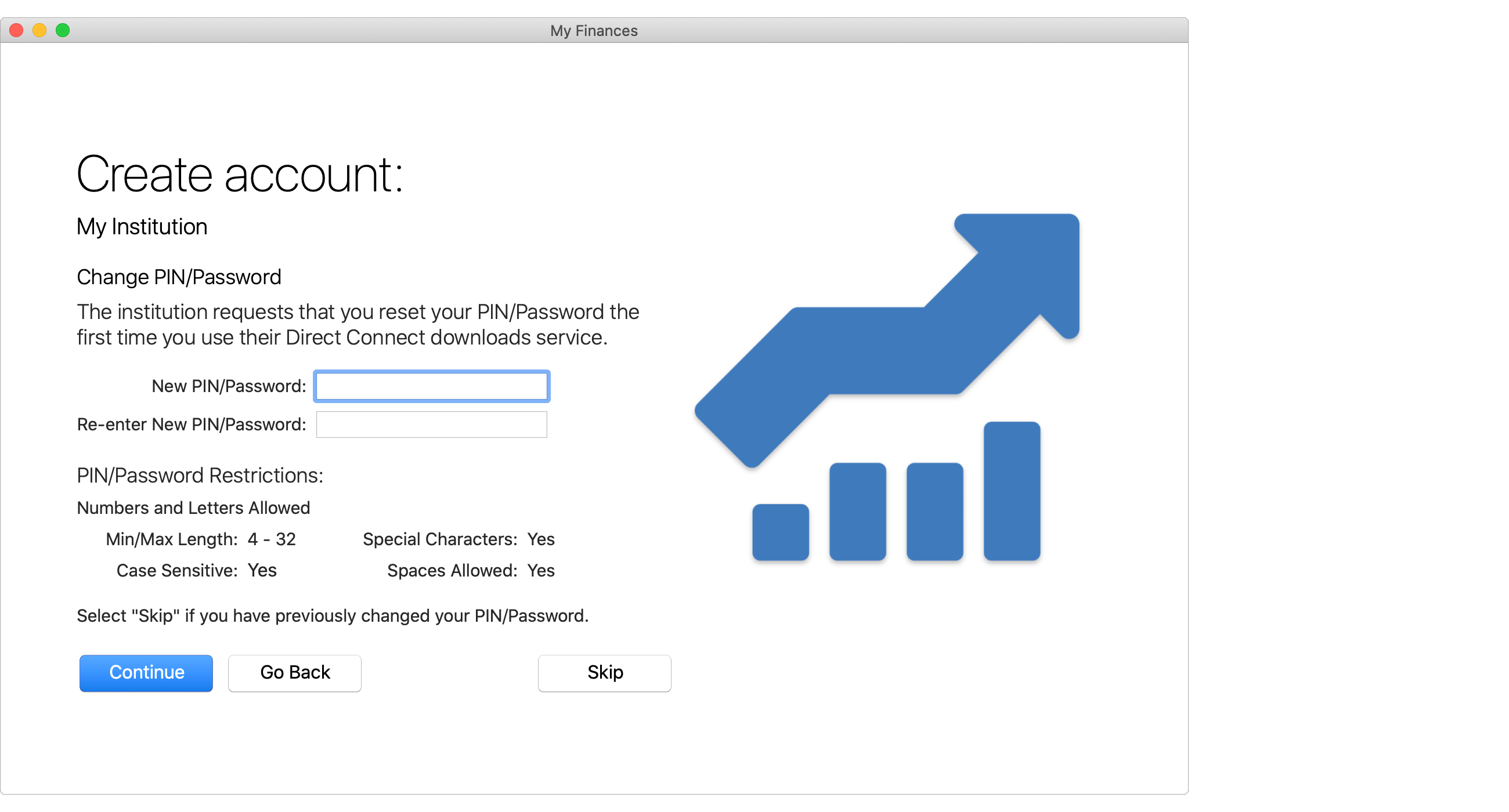 Change PIN/Password